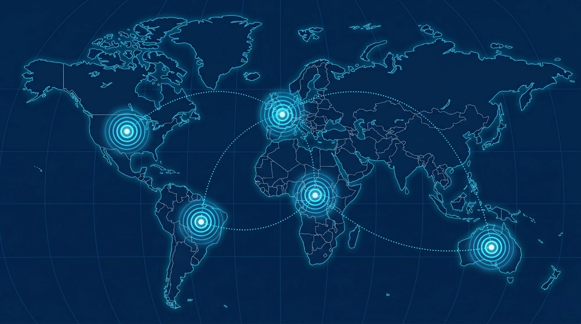 Mapa global de presencia de Prime Sports Athletes